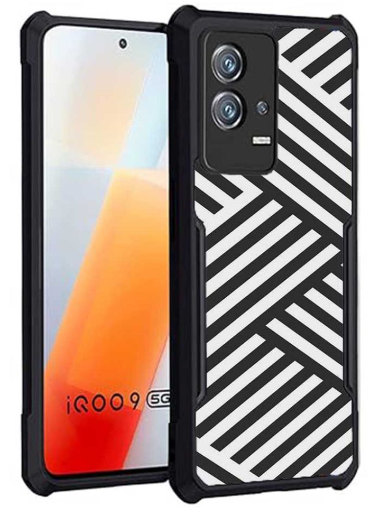     			COBERTA Multicolor Printed Back Cover Polycarbonate Compatible For Iqoo 9 5G ( Pack of 1 )