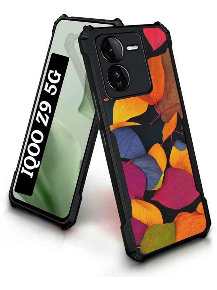     			COBERTA Multicolor Printed Back Cover Polycarbonate Compatible For iQOO Z9 5G ( Pack of 1 )