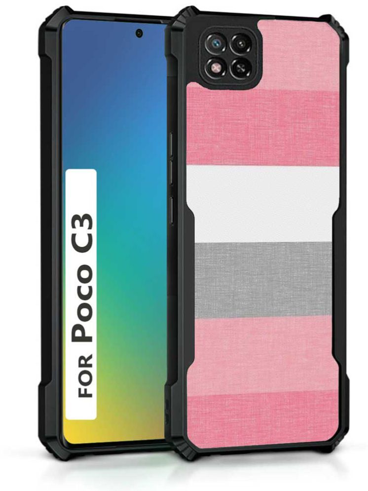     			COBERTA Multicolor Printed Back Cover Polycarbonate Compatible For POCO C3 ( Pack of 1 )