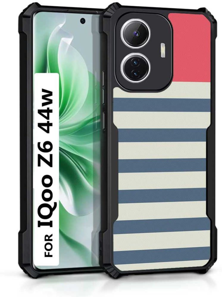     			COBERTA Multicolor Printed Back Cover Polycarbonate Compatible For iQoo Z6 44W ( Pack of 1 )