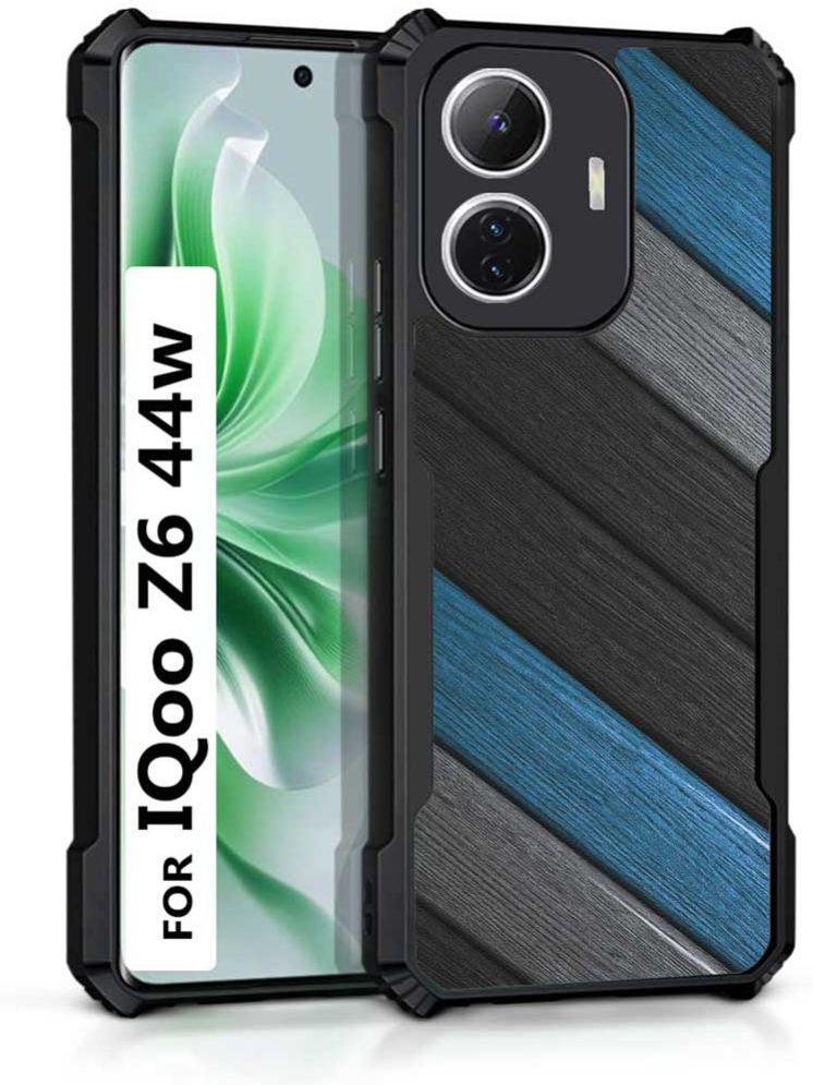     			COBERTA Multicolor Printed Back Cover Polycarbonate Compatible For iQoo Z6 44W ( Pack of 1 )