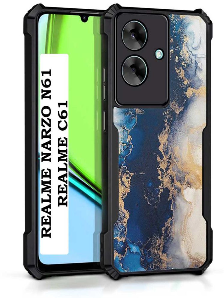     			COBERTA Multicolor Printed Back Cover Polycarbonate Compatible For Realme Narzo N61 ( Pack of 1 )