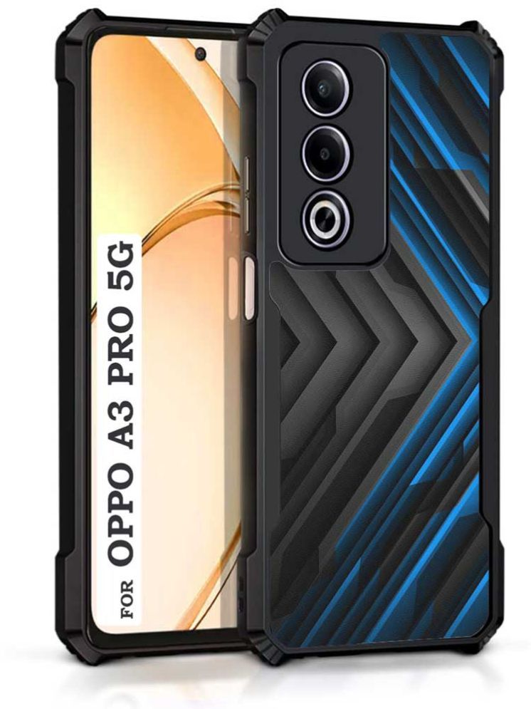     			COBERTA Multicolor Printed Back Cover Polycarbonate Compatible For OPPO A3 Pro 5G ( Pack of 1 )