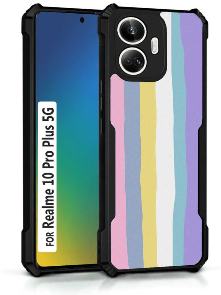     			COBERTA Multicolor Printed Back Cover Polycarbonate Compatible For Realme 10 Pro Plus 5G ( Pack of 1 )