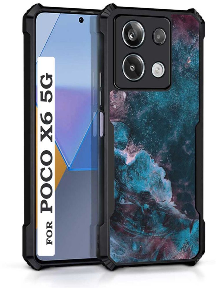     			COBERTA Multicolor Printed Back Cover Polycarbonate Compatible For Poco X6 5G ( Pack of 1 )