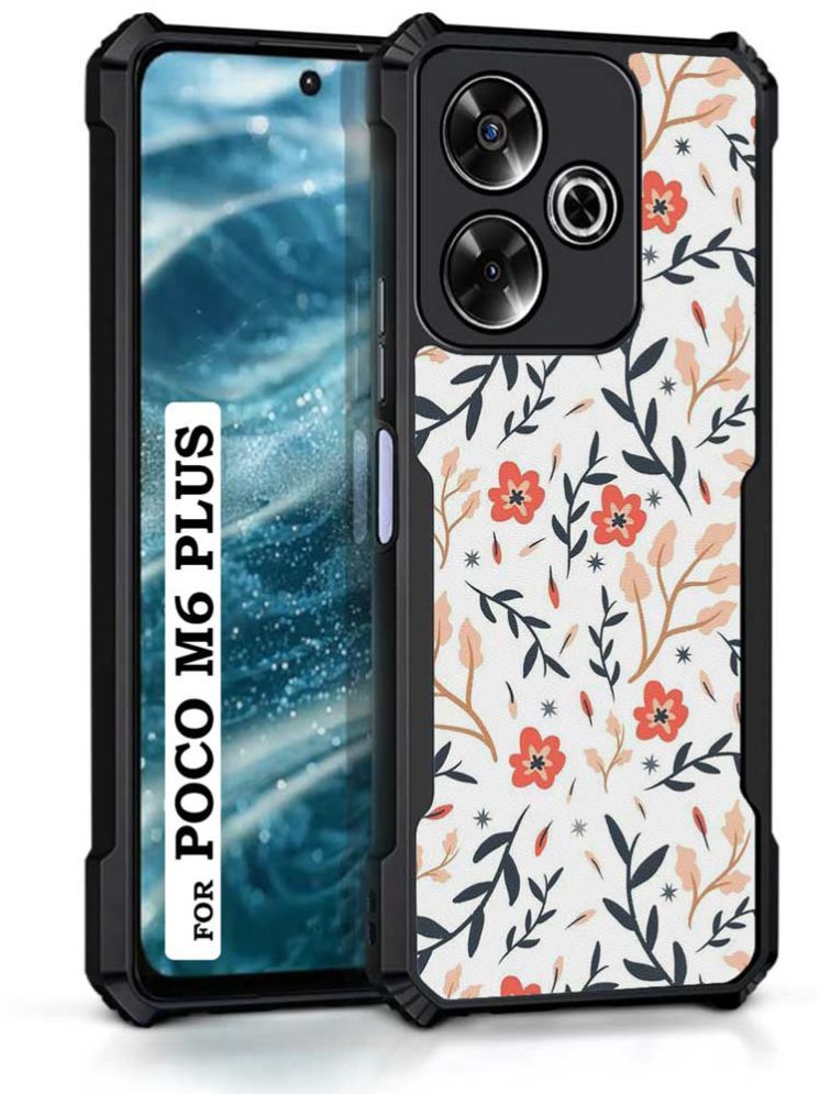     			COBERTA Multicolor Printed Back Cover Polycarbonate Compatible For Poco M6 Plus 5G ( Pack of 1 )