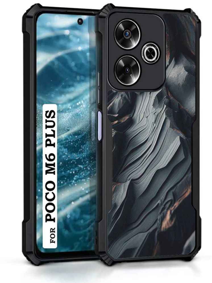     			COBERTA Multicolor Printed Back Cover Polycarbonate Compatible For Poco M6 Plus 5G ( Pack of 1 )