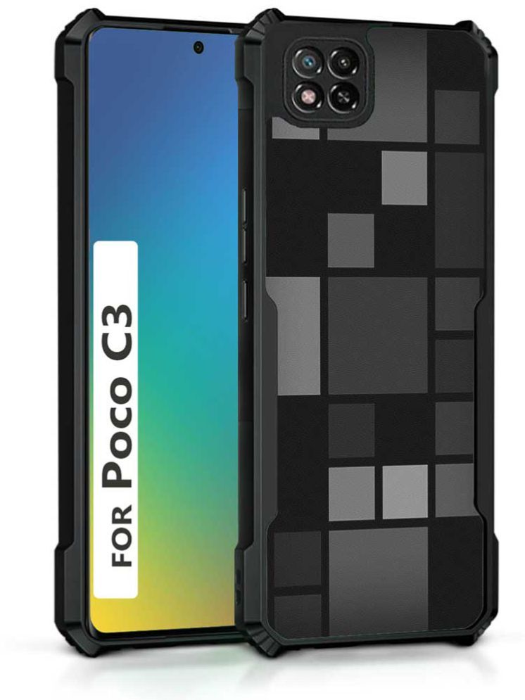     			COBERTA Multicolor Printed Back Cover Polycarbonate Compatible For POCO C3 ( Pack of 1 )