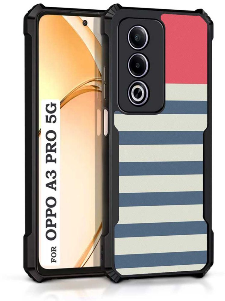     			COBERTA Multicolor Printed Back Cover Polycarbonate Compatible For OPPO A3 Pro 5G ( Pack of 1 )