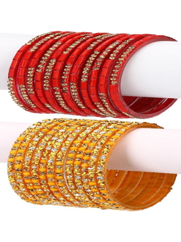     			Somil Multicolor Bangle Set ( Pack of 24 )