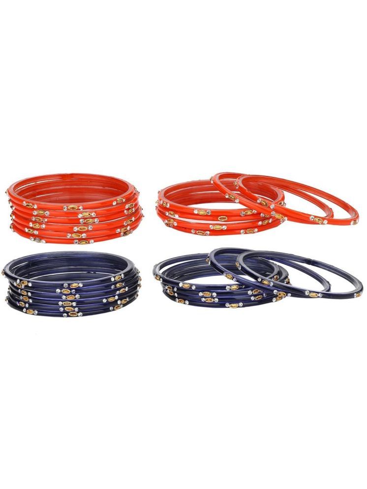     			Somil Multicolor Bangle Set ( Pack of 24 )