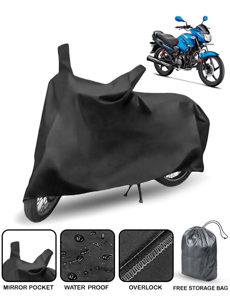     			CARNEST Bike Body Cover for Hero Glamour PGM FI ( Pack of 1 ) , Black