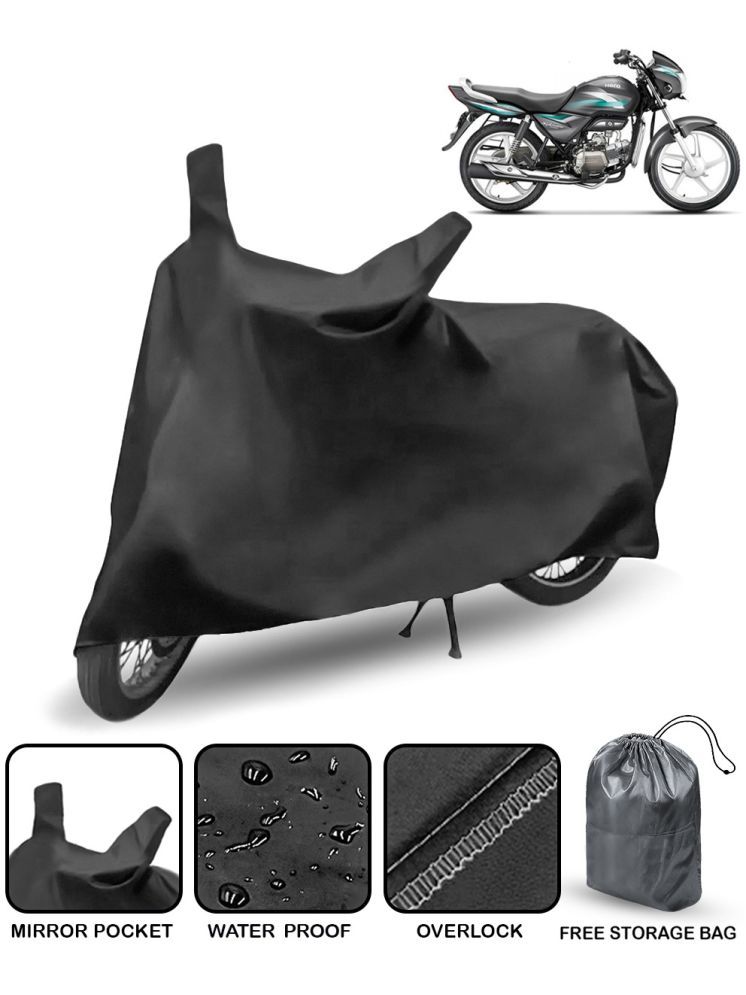     			CARNEST Bike Body Cover for Hero Splendor ( Pack of 1 ) , Black