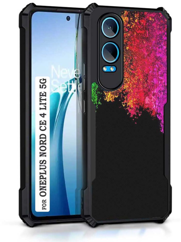     			COBERTA Multicolor Printed Back Cover Polycarbonate Compatible For Oneplus Nord CE 4 Lite 5G ( Pack of 1 )