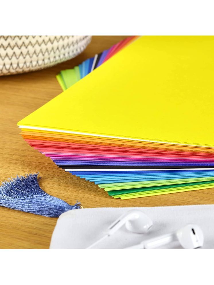     			ECLET A4 100 Coloured Sheets (10 Sheets each color)Copy Printing /Art and Craft Paper Double Sided Coloured Origami Folding DIY Craft Smooth Finish use in Home, School, Office Stationery Children's Day Gift, Birthday Gift, Party Favors,christmas decor etc