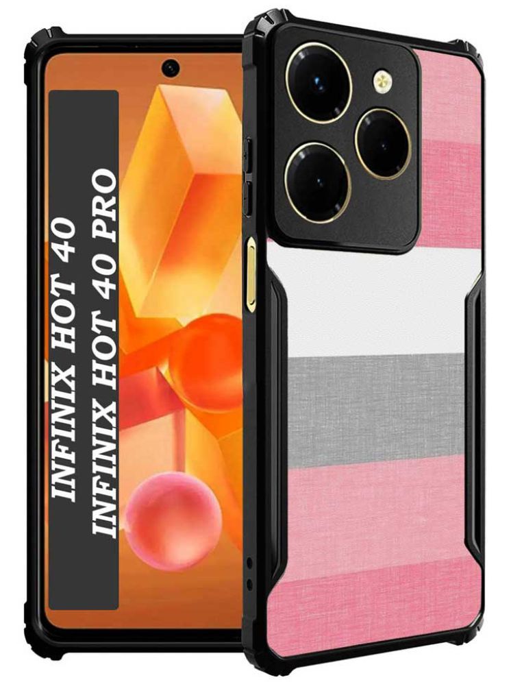     			COBERTA Multicolor Printed Back Cover Polycarbonate Compatible For Inifinix Hot 40 Pro ( Pack of 1 )