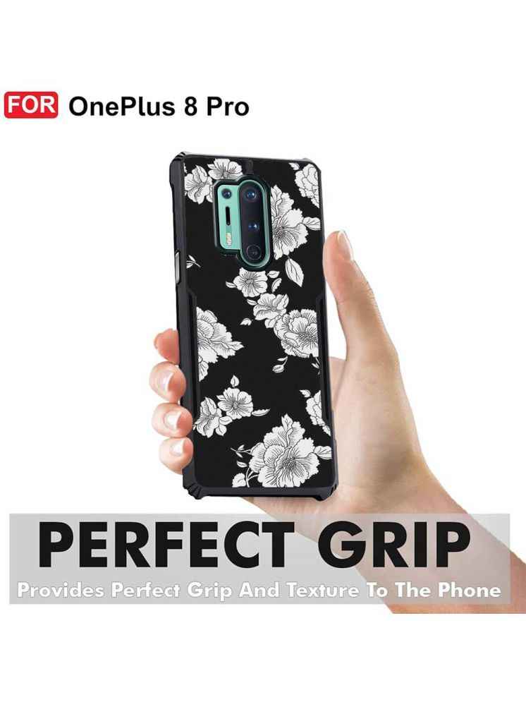     			COBERTA Multicolor Printed Back Cover Polycarbonate Compatible For OnePlus 8 Pro ( Pack of 1 )