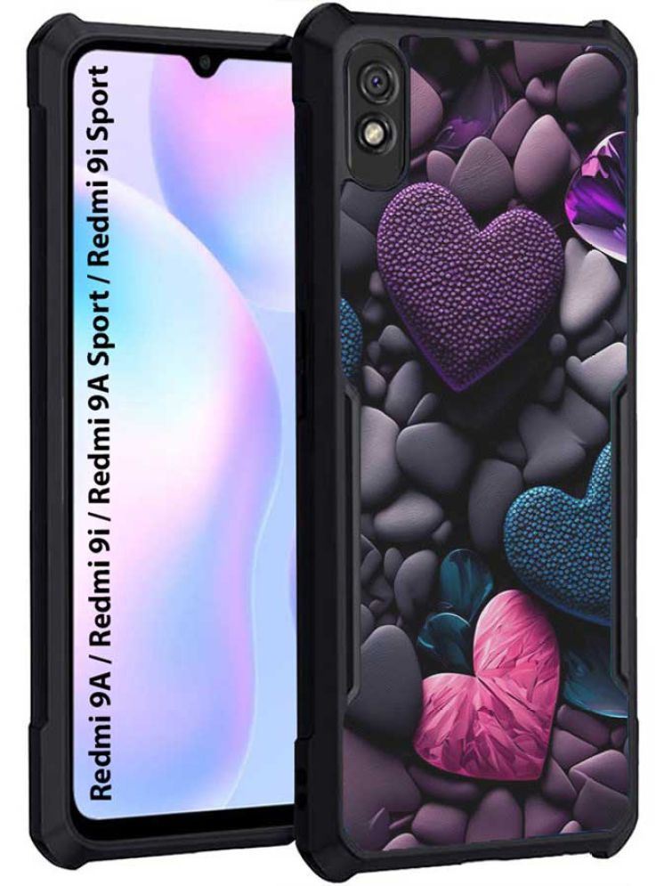     			COBERTA Multicolor Printed Back Cover Polycarbonate Compatible For Xiaomi Redmi 9A ( Pack of 1 )