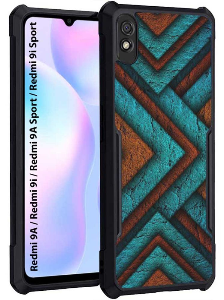     			COBERTA Multicolor Printed Back Cover Polycarbonate Compatible For Xiaomi Redmi 9A ( Pack of 1 )