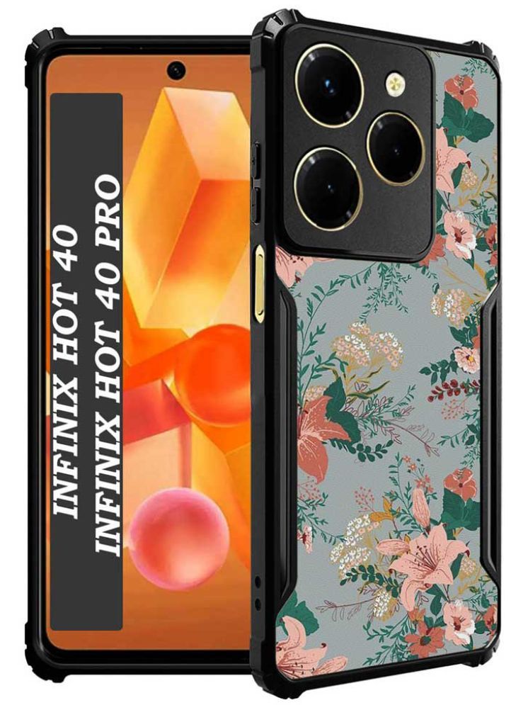     			COBERTA Multicolor Printed Back Cover Polycarbonate Compatible For Inifinix Hot 40 Pro ( Pack of 1 )