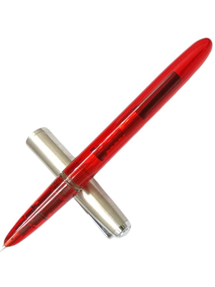     			Dikawen Red Extra Fine Line Fountain Pen ( Pack of 1 )