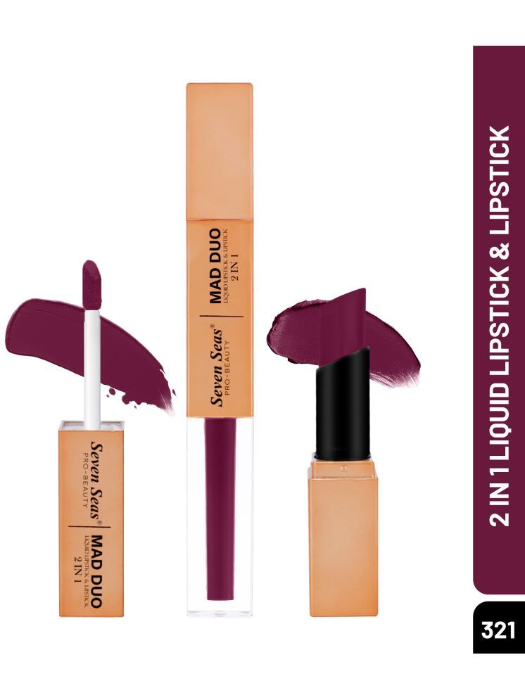     			Seven Seas Purple Matte Lipstick 4ML