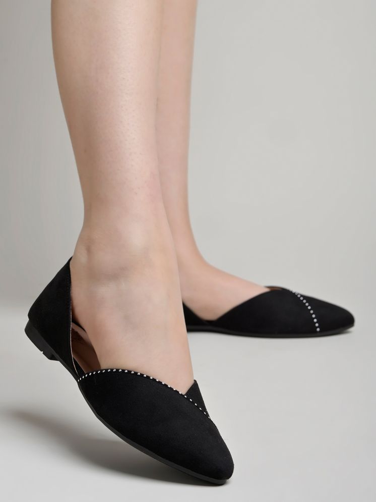     			Stylestry Black Women's Casual Ballerinas