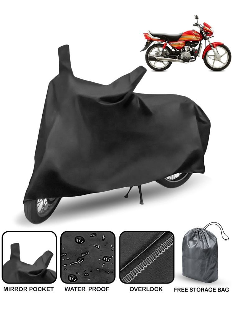     			CARNEST Bike Body Cover for Hero HF Deluxe Eco ( Pack of 1 ) , Black