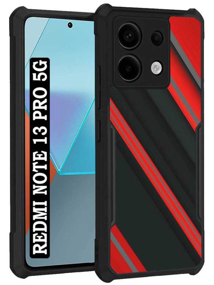     			COBERTA Multicolor Printed Back Cover Polycarbonate Compatible For Redmi Note 13 Pro 5G ( Pack of 1 )