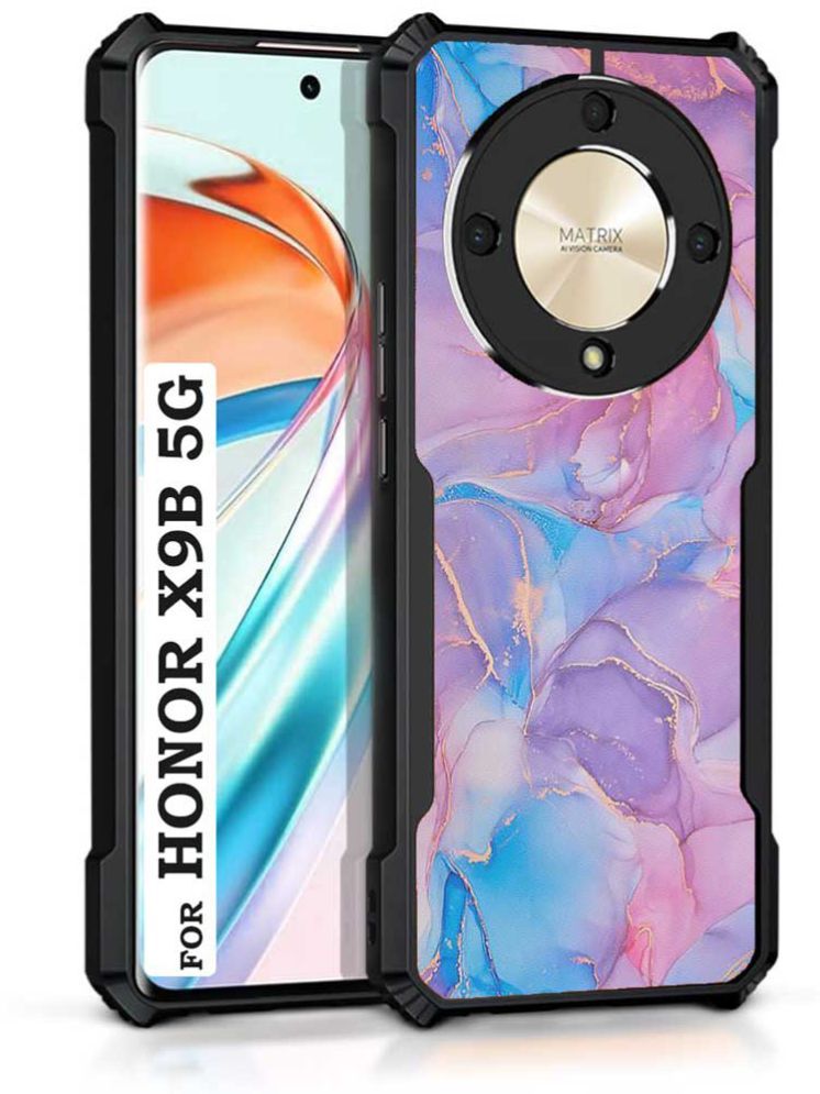     			COBERTA Multicolor Printed Back Cover Polycarbonate Compatible For Honor X9B 5G ( Pack of 1 )