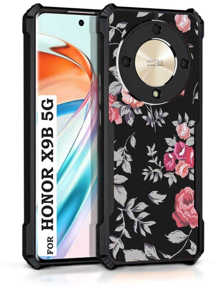     			COBERTA Multicolor Printed Back Cover Polycarbonate Compatible For Honor X9B 5G ( Pack of 1 )