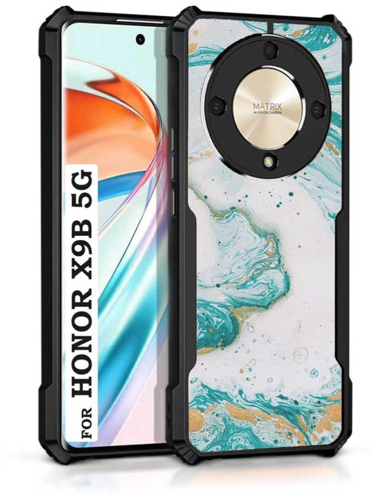     			COBERTA Multicolor Printed Back Cover Polycarbonate Compatible For Honor X9B 5G ( Pack of 1 )