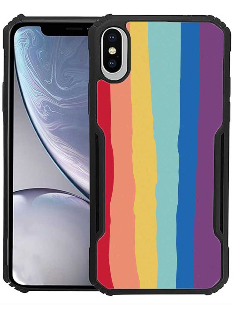     			COBERTA Multicolor Printed Back Cover Polycarbonate Compatible For Apple iPhone XS Max ( Pack of 1 )