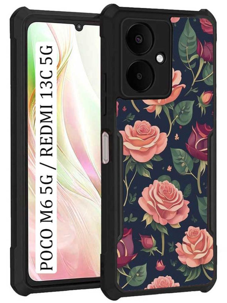     			COBERTA Multicolor Printed Back Cover Polycarbonate Compatible For Redmi 13C 5G ( Pack of 1 )