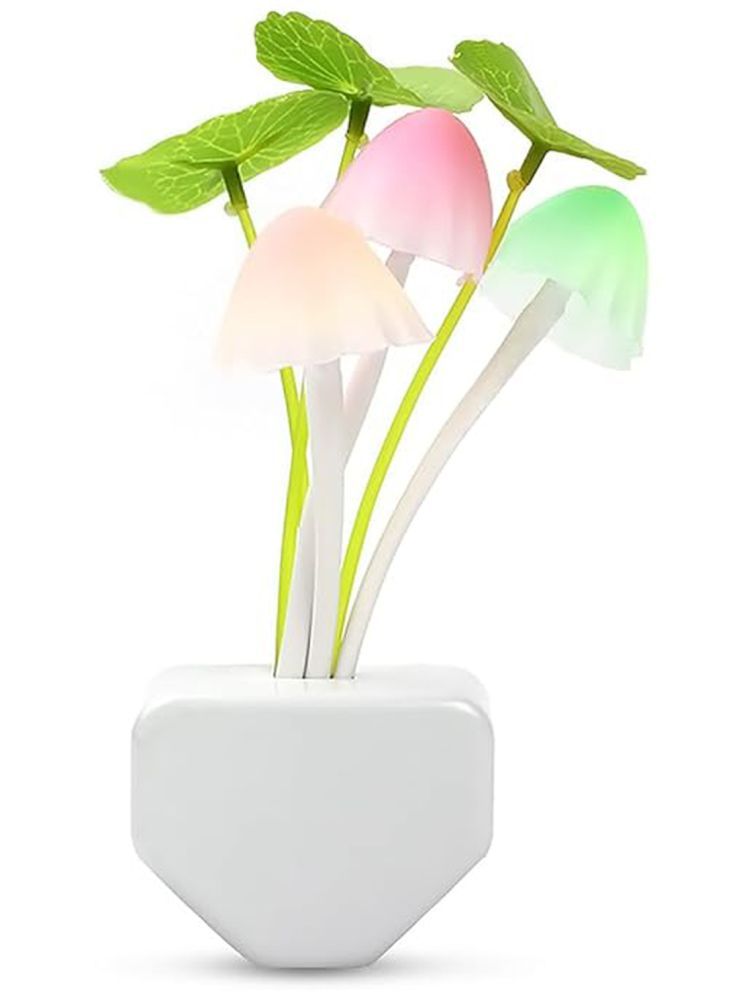     			Lenon Mushroom Light with Automatic Sensor Night Lamp