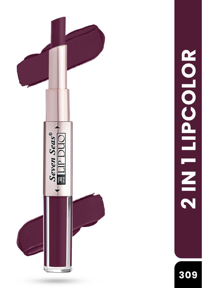     			Seven Seas 2in1 Full Coverage Comfortable Lipstick + Liquid Lipstick (Castro)