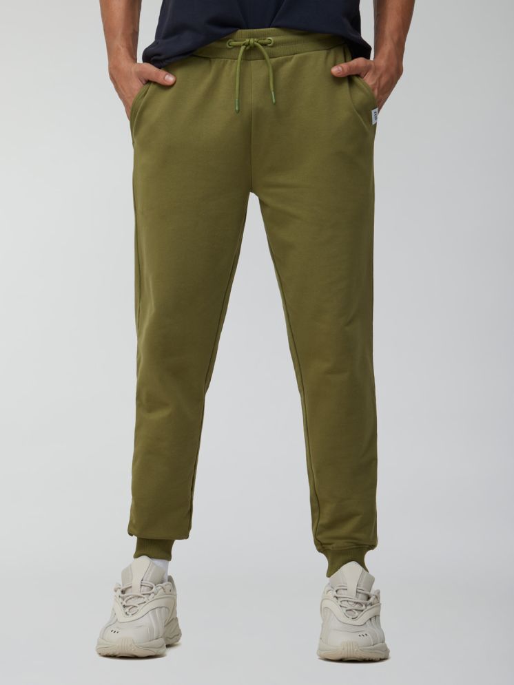     			XYXX Olive Green Cotton Men's Joggers ( Pack of 1 )