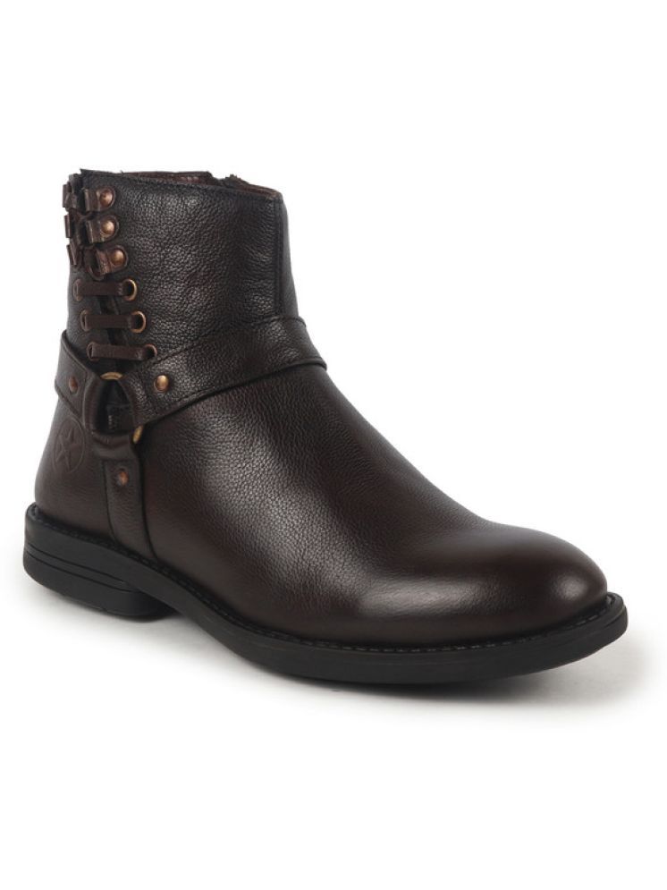     			Fausto Brown Men's Casual Boots