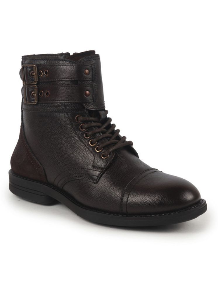     			Fausto Brown Men's Casual Boots