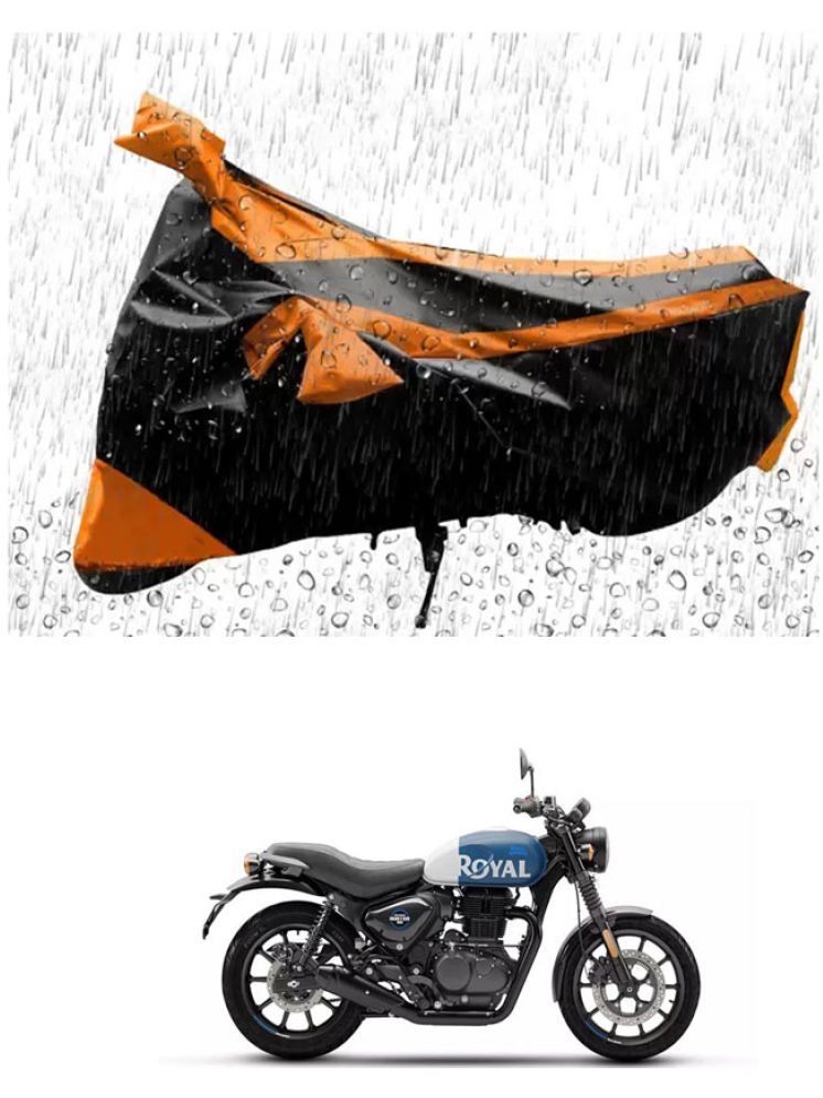     			JVG Bike Body Cover for Royal Enfield All Bike Models ( Pack of 1 ) , Orange