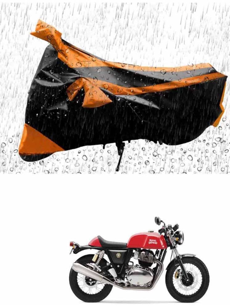     			JVG Bike Body Cover for Royal Enfield Continental GT ( Pack of 1 ) , Orange