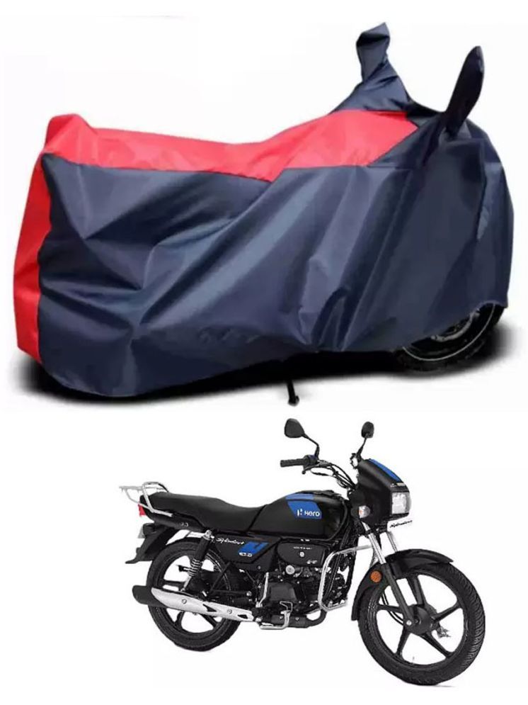     			JVG Bike Body Cover for Hero Splendor Plus ( Pack of 1 ) , Red