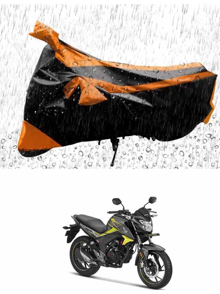     			JVG Bike Body Cover for Honda All Bike Models ( Pack of 1 ) , Orange