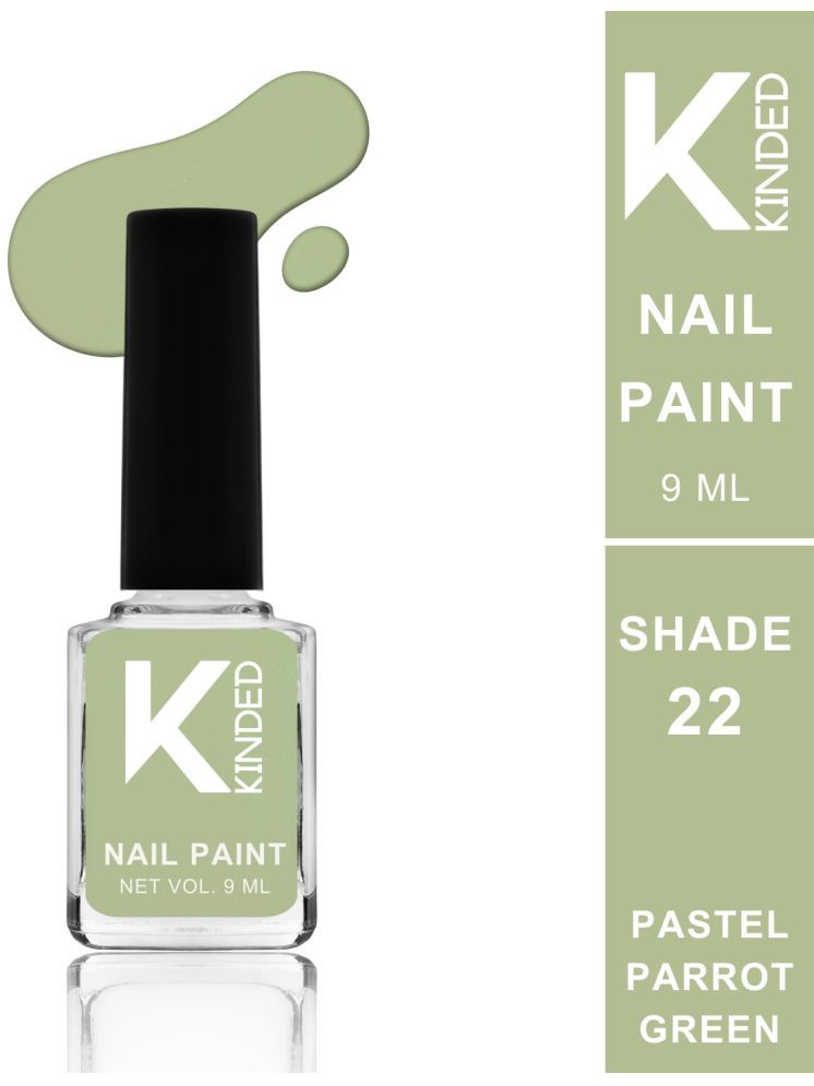     			KINDED Green Olivia Glossy Nail Polish 9 ( Pack of 1 )