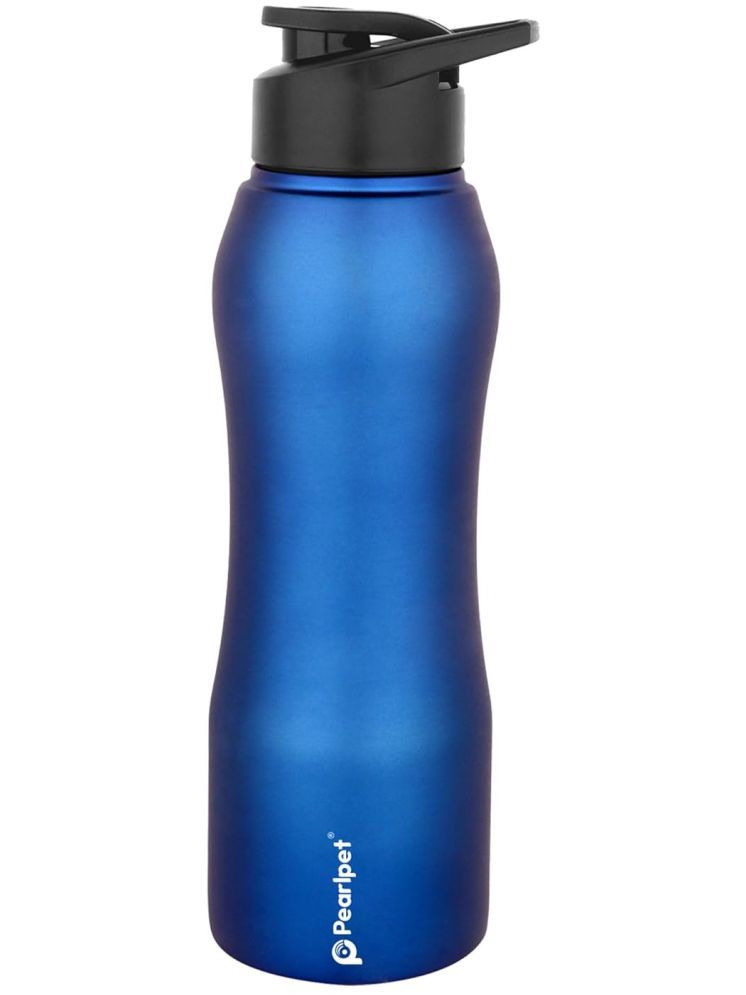     			PearlPet Sportskool-750ml Blue Stainless Steel Sipper Water Bottle 750 mL ( Set of 1 )