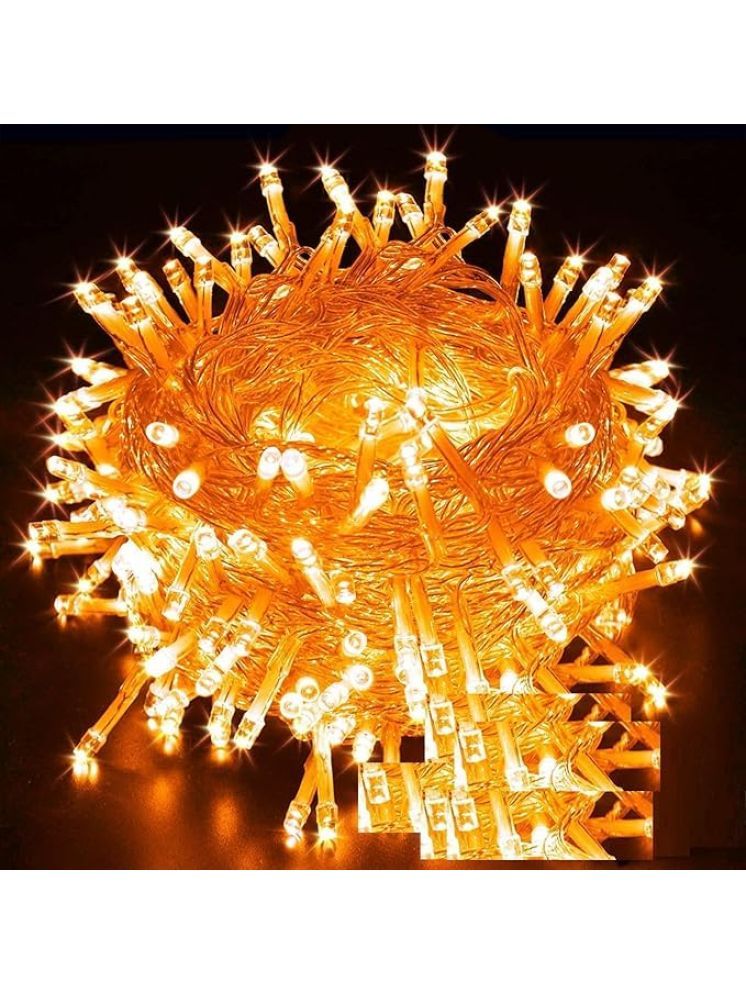     			SPARKWORLD Orange 15M String Light ( Pack of 4 )