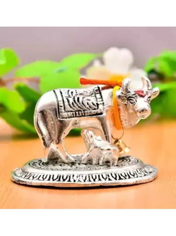     			Shri Astha Vinayak Brass Cow and Calf Idol ( 10 cm )