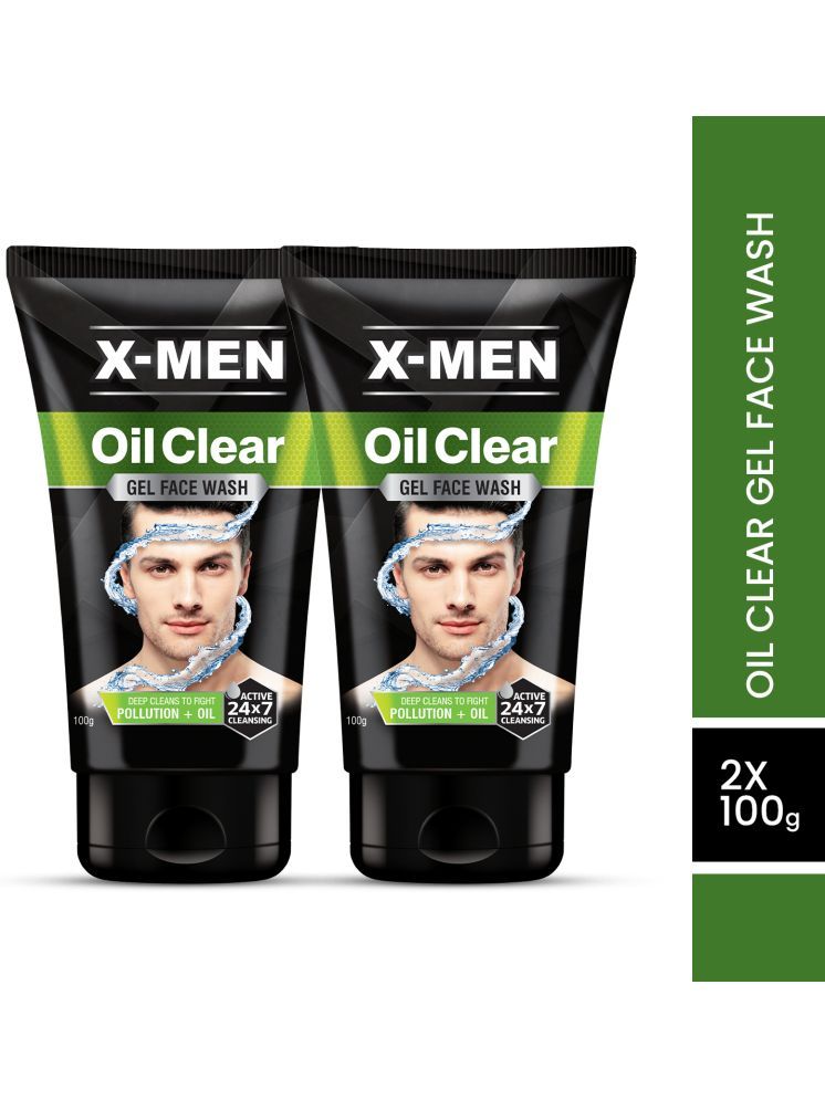     			X-Men Oil Clear Face Wash (100ml X 2)