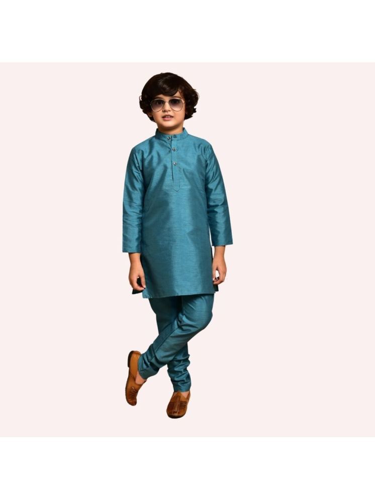     			roundfeet blue Silk Boys ( Pack of 1 )