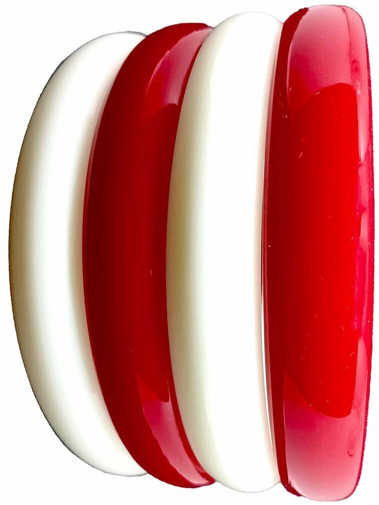     			Bovzen Multicolor Bangle Set ( Pack of 4 )